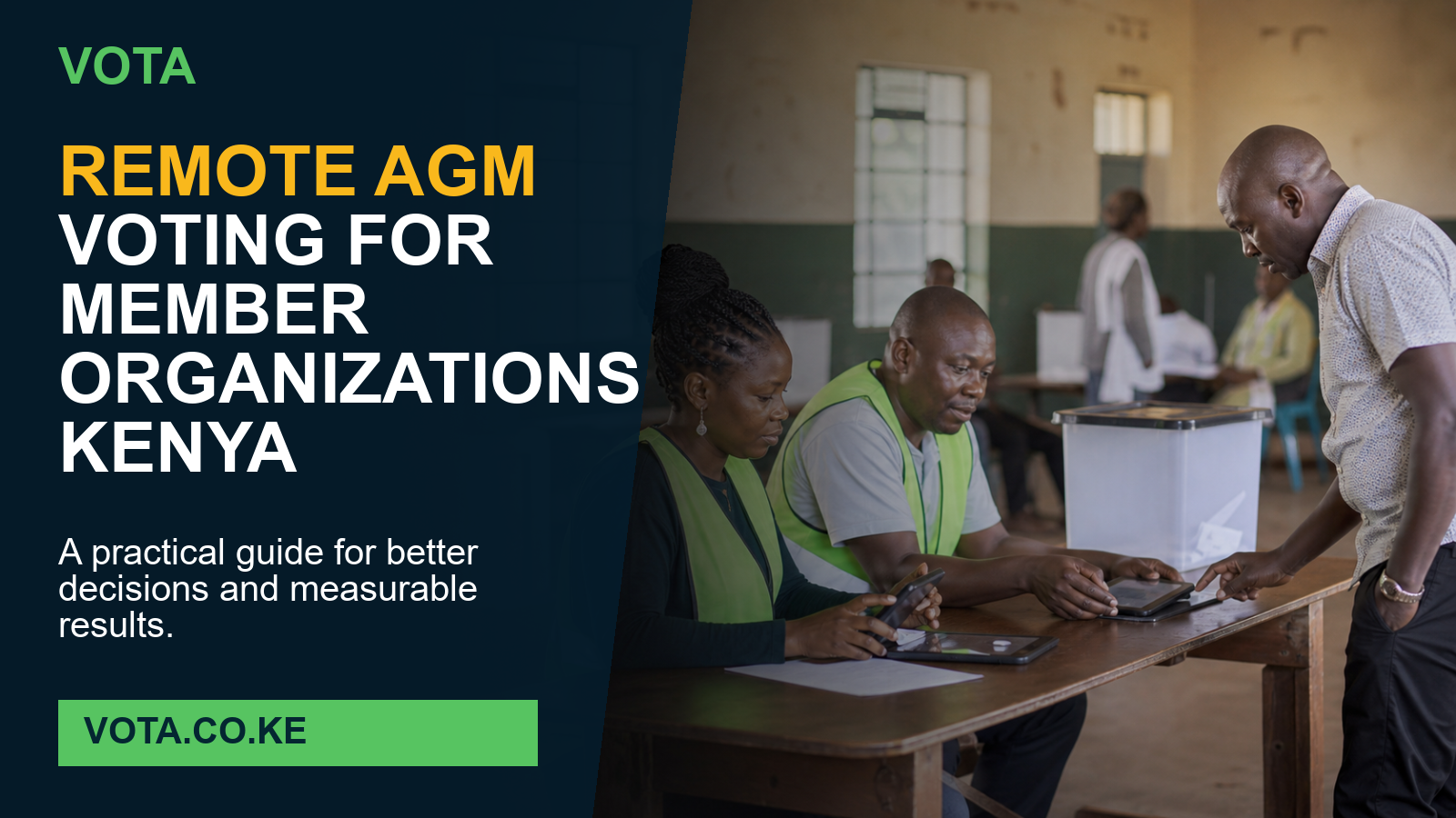 Remote AGM Voting for Member Organizations Kenya