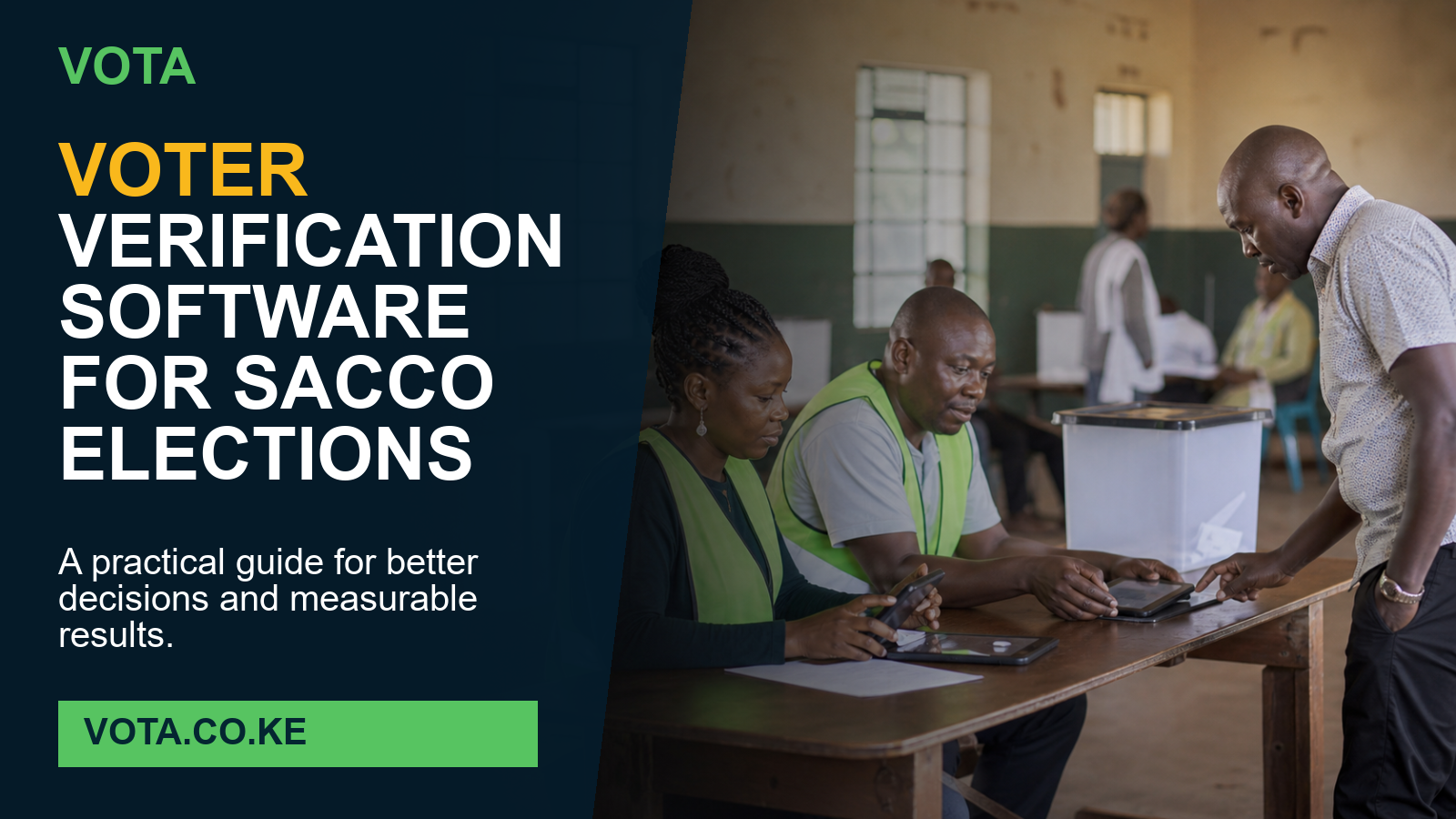Voter Verification Software for SACCO Elections