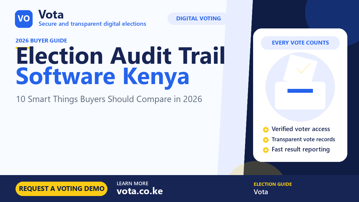 Election Audit Trail Software Kenya by Vota